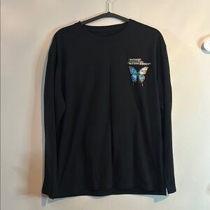 SHEIN Black Long Sleeve Tee Essential